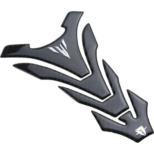 KODASKIN Motorcycle Protection Real Carbon Tank Protector Decals Pad 3D Emblem Sticters for YAMAHA MT-07 MT-09 MT-10