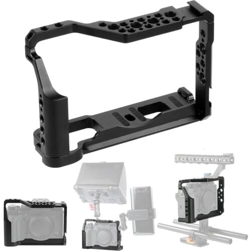 For Lumix GH5 GH5S Camera Cage Protective Case Rig Frame Kit Top Handle Grip for Fujifilm XT3 XT2 SLR for Gopro Hero 9 8 7 6 5 4