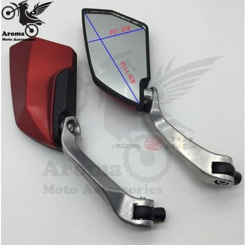 3 Colors Available pro motorcycle rear view mirrors for KTM 8mm 10mm General motorbike Accessories red blue carbon Backup Mirror