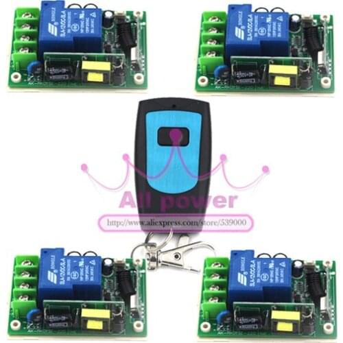 0-150M 85v to 250V 315MHZ high power single channel RF switch/Remote controls for motor/water pump/lighting controlling