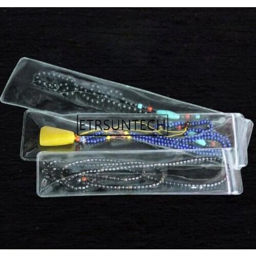 500pcs Long Clear Plastic Jewelry Bag Anti-oxidation Plastic Battery Earring Beads Packing Bag PVC Gift Bags
