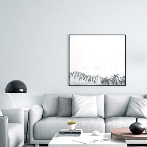 Beibehang Pure color wallpaper modern minimalist plain color living room studio dining room Nordic style light gray blue wall