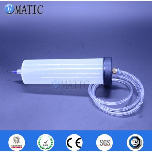 Free Shipping New Thickening Explosion Proof 300cc 300ml Helix Luer Lock Tip Dispenser Syringe Barrel With Adapter & Piston