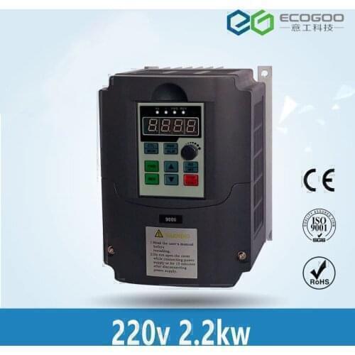 VFD Frequency Inverter Frequency Converter 220V Input and 380v 3-phase output 2.2kw/4kw /5.5kw/7.5kw