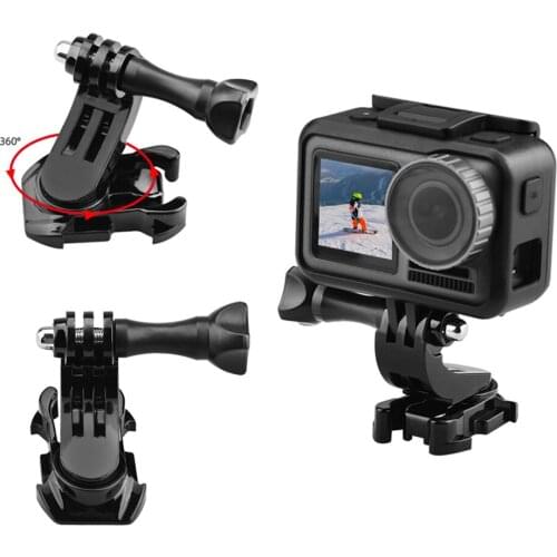 For GoPro Hero Camera 360° Rotating Quick Release Buckle Holder Rotary Joint for Osmo Action Camera