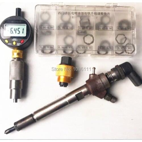 FOR SIMENS VDO Piezo Common Rail Injector Measuring Test Tools Adjusting Washer Gaskets Disassemble Wrench Tool