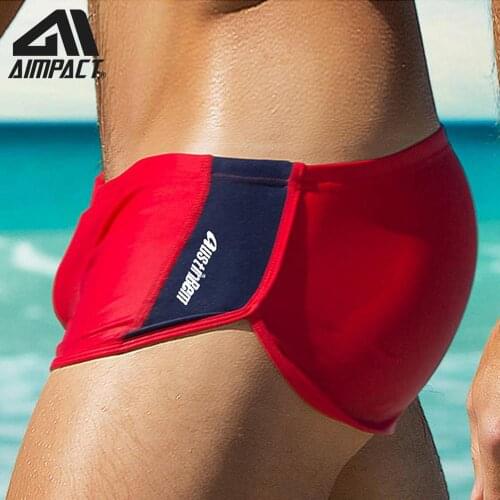 Mens Swimsuit Trunks Swimwear Men Swimming Shorts Men 2020 New Beach Shorts Surf Men Swim Swimwear Boxer Short Sexy AIMPACT