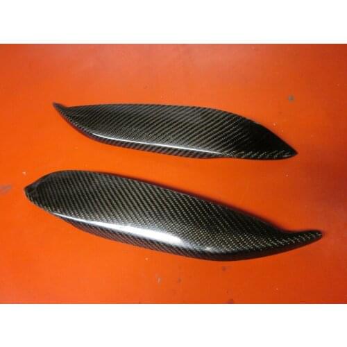 Carbon Fiber Headlight Eyelids Eyebrows for 1999-2000 Honda Civic Ek