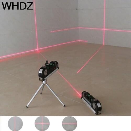 Adjusted Multifunctional Standard Ruler Horizontal Lasers Instrument Laser Level Vertical Measure Line Tape