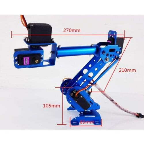 Robotic Six-axis Robot 6-degree-of-freedom Manipulator Mechanical Boom Industrial Robot Model Finished Product