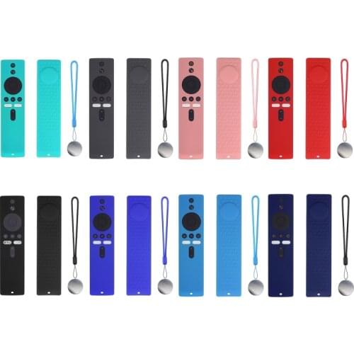 Silicone Remote Control Case For -Xiaomi Mi Box S/4X Mi Remote TV Stick Cover For -Xiaomi Soft Plain Remotes Control X6HB