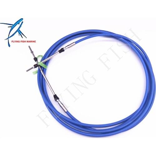 Tohatsu Outboard Engine Steering System Boat Motor Remote Control Throttle Shift Cable 17ft 5.18m Blue for Yamaha high quality