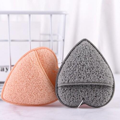 1pcs Natural Konjac Konnyaku Cosmetic Puff Facial Sponge Face Cleanse Washing Facial Care Face Powder Makeup Tools 2 Color