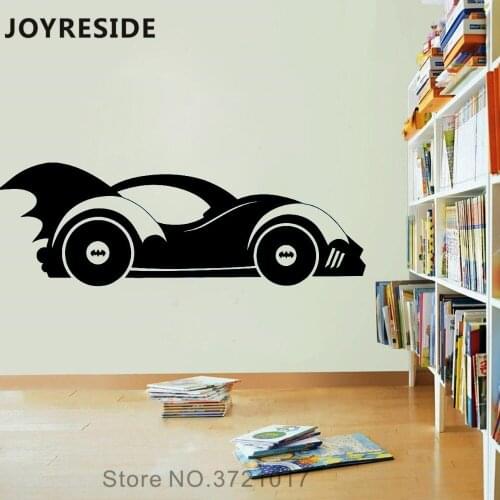 JOYRESIDE Race Car Little Retro Cars Wall Decal Cute Cartoon Wall Sticker Vinyl Decor Home Boys Room Decor Interior Design A1177