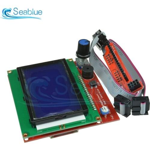 3D Printer Parts LCD 12864 LCD Control Adapter Board 12864lcd Display For 3D Printer Smart Controller RAMPS1.4