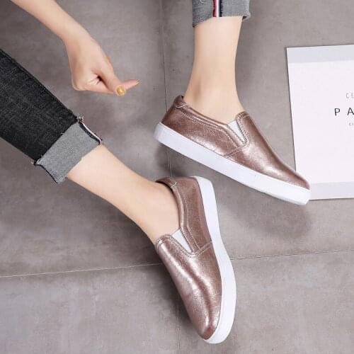 Fall 2021 new style loafers ladies flat shoes leather casual shoes ladies loafers flat shoes ladies shoes