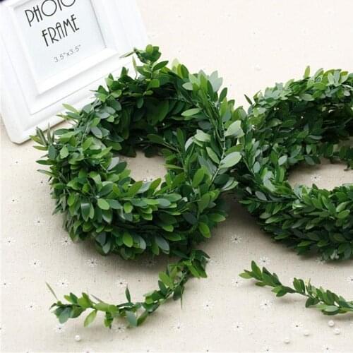 1pc Artificial Decoration Vivid Vine Rattan Leaf Vagina Grass Plants Grape Leaves For Home Garden Party Decor