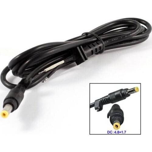 10pcs/lot 4.8x1.7mm DC Charger Plug Cable yellow Connector for hp Laptop AC adapter charger DC connector 4.8*1.7mm DC cable