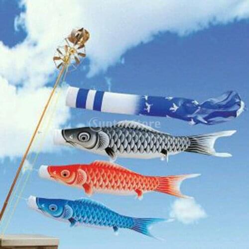 55cm/70cm Japanese Carp Windsock Streamer Fish Flag Kite Koi Nobori Koinobori