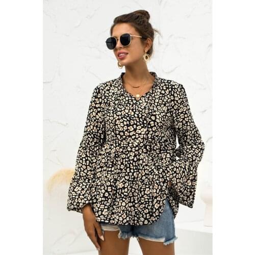 Bencresun Leopard Blouses