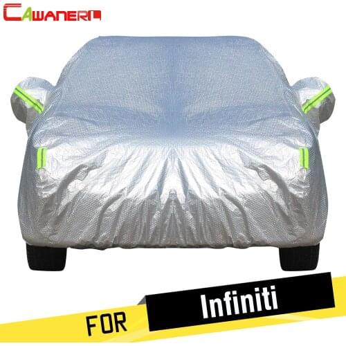 Cawanerl For Infiniti M Series JX35 QX50 QX60 QX70 Thicken Cotton Car Cover Waterproof Sun Snow Rain Hail Dust Protection Cover