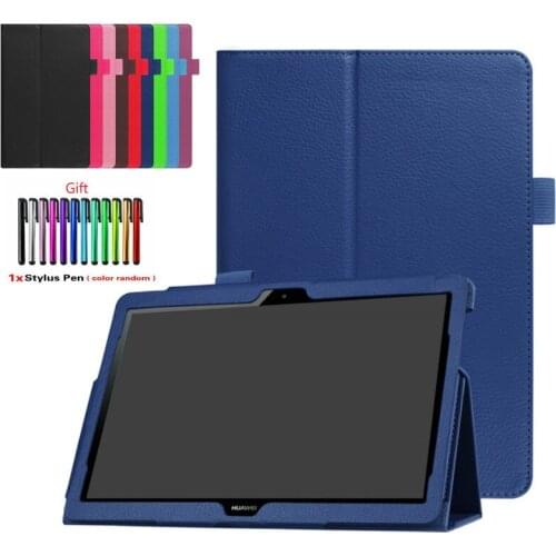 Tablet Cover For Huawei MediaPad M3 M5 C3 C5 T3 T5 T8 8.0" Two Angle View Filp Stand Case For MediaPad M3 M5 M6 8.4 Inch Shell