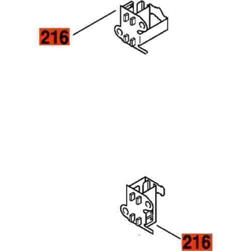 Brush Holder For BOSCH GST60P GST60PAE 1370DEVS B4300 GST60PE GST80PE GST85P GST85PE B4301 1584VS 1584DVS GST85PAE 1600A003G4
