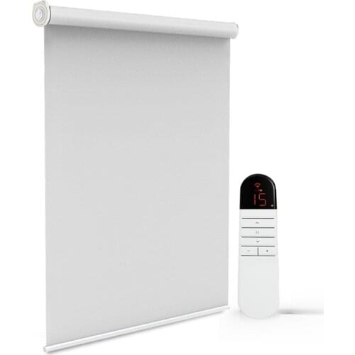 ALDOMO No drill electric blinds shading rechargeable lithium battery intelligent remote control automatic lifting office home