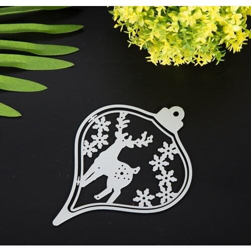 Lantern Christmas deer Metal Cutting Dies 2021 New Diy Die Molds Scrapbooking Paper Making Die Cuts Crafts