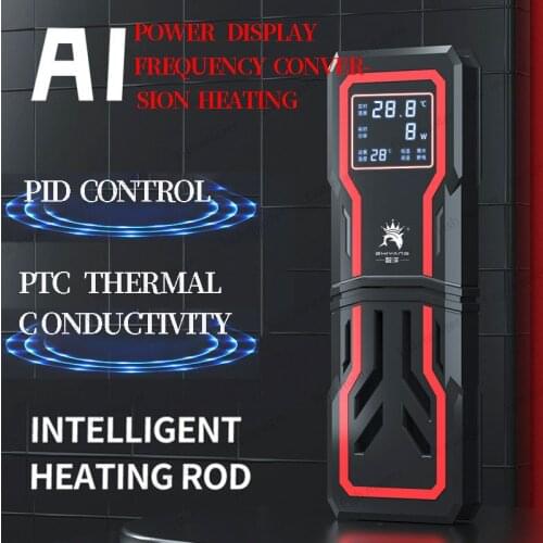Super tech Digital Aquarium Temperature Controller Anti-explosion heating rod, fish tank Automatical on off self-checking heater