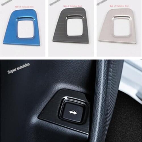 Lapetus Rear Trunk Cover Tailgate Door Button Switch Frame Trim Accessories Interior Fit For Honda Insight 2019 / 3 Colors