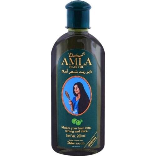 Original Dabur Amla Hair Oil Natural Care For Long Healthy Beautiful Hair 200ml Grow Hair Nourishing Herbal Life Hair Treatment