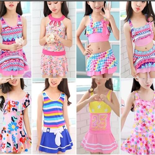 The New Childrens Swimsuit Baby One-piece Swimsuit Girls One-piece Swimsuit Racing Swimming Training Surfing Girl Clothing