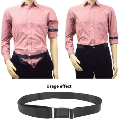 Shirt Holder Men Women Adjustable Shirt-Stay Best Shirt Stays for men Black Belt Shirt Designed Hold up Elastic Bands new