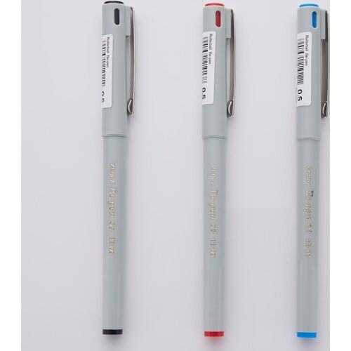 LifeMaster Genuine Zebra Be Pen BE-100 Classic Student and Office Writing Pen Liquid ink Gel Pen Black/Blue/Red Stationery