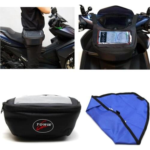 Motorcycle Handlebar Bag Windscreen Bag Fuel Tank Bag Mobile Phone Touch Screen Earphone Bag for Tmax 560 530 Vespa Gts 300 Hpe