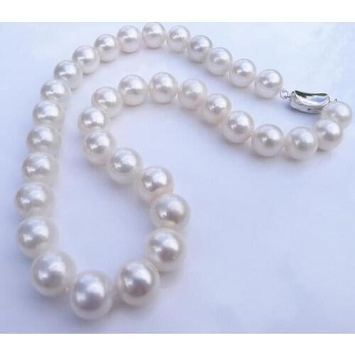 13-15mm natural pearl sweater FINE jewelry circle close to genuine bright light necklace
