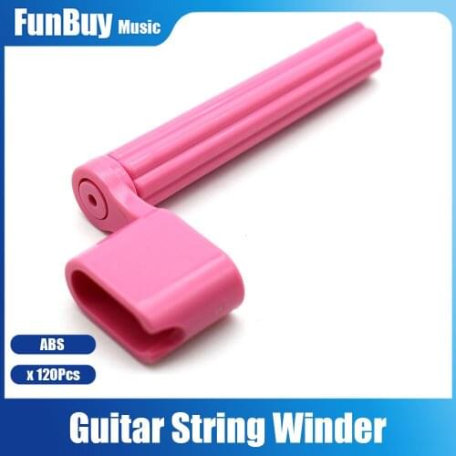 120pcs Guitar String Winder Quick Speed Guitar Peg Puller Bridge Pin Remover Tool for Acoustic Electric Ukulele