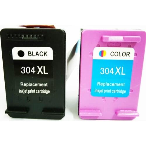 Vilaxh 304xl Compatible Ink Cartridge Replacement for HP 304 xl for Deskjet 3700 3720 3730 3732 Printer for hp304 cartridge