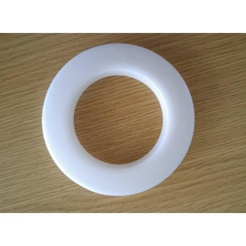 High quality white color decoration curtain accessories plastic rings eyelets for curtains