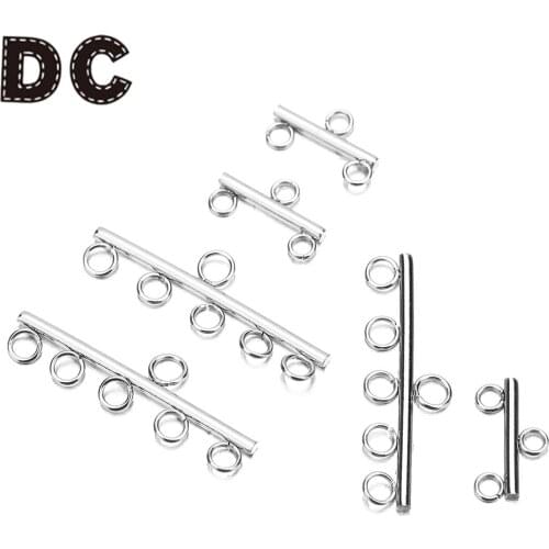 10/20pcs/lot Stainless Steel 12/27mm OT Clasps Connectors for DIY Bracelet Necklace Jewelry Findings Making