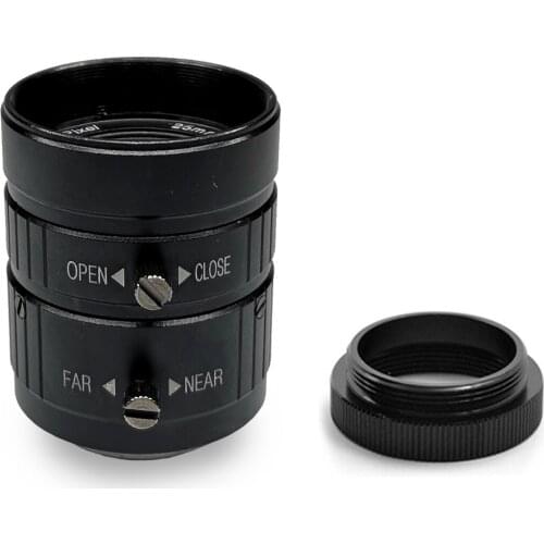 10 MP HD intelligent machine vision inspection C-Port lens 25mm10mp1 "industrial camera C-interface lens