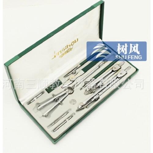 12 pcs Drawing instrument stationery set tool drawing instrument 12 drawing templates for golden monkey