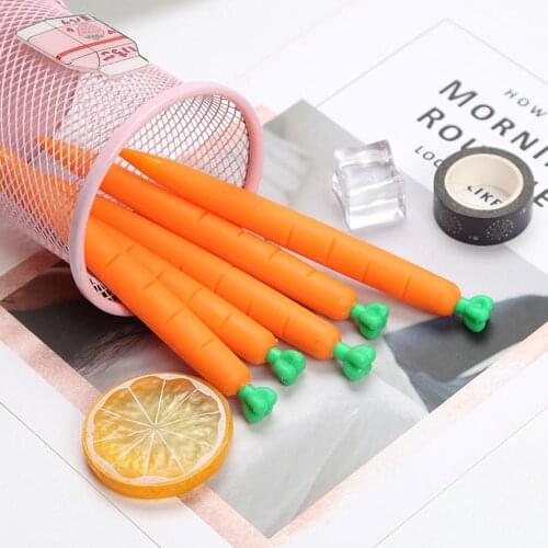 2pcs 0.5/0.7mm Mechanical Pencil Set Automatic Pencils Cactus Carrot Corn Mechanical Pencil for Drawing Writing Tools Stationery
