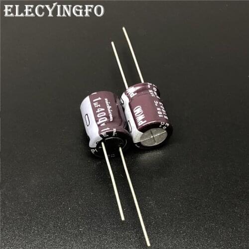 20pcs 1uF 400V NICHICON PW Series 10x12.5mm Low Impedance Long Life 400V1uF Aluminum Electrolytic capacitor