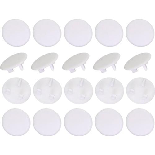 23GD 20pcs/lot Baby Electric Socket Outlet Plug Protection Security UK Sockets Cover