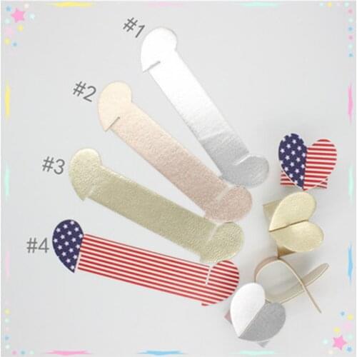 6/pcs real love Pu napkin ring us flag napkin buckle paper towel ring napkin receiving circle restaurant decoration