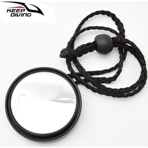 Anti-Impact Diving Rearview Mirror Cave Tech Dive Safety Diver Observe Mirrors Boat Diving Diver Mirror Equipment Signal