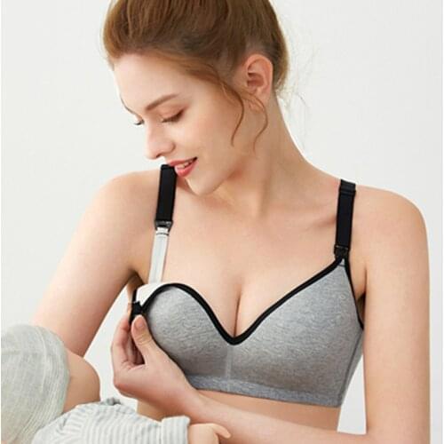 Maternity Nursing Bras Breastfeeding For Pregnancy Women Sujetador Underwear Clothes Wire Free Soutien Gorge Allaitement Cotton