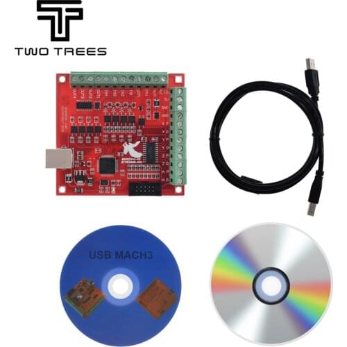 CNC USB MACH3 100Khz breakout board 4axis interface drive motion controller drive board compatible with TB6600/DM542/DM556 drive